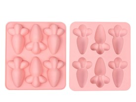 Molde silicona 6 zanahorias